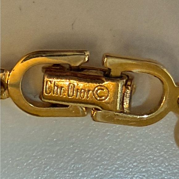 Vintage Christian Dior Gold Rope Chain Necklace - Picture 2 of 3